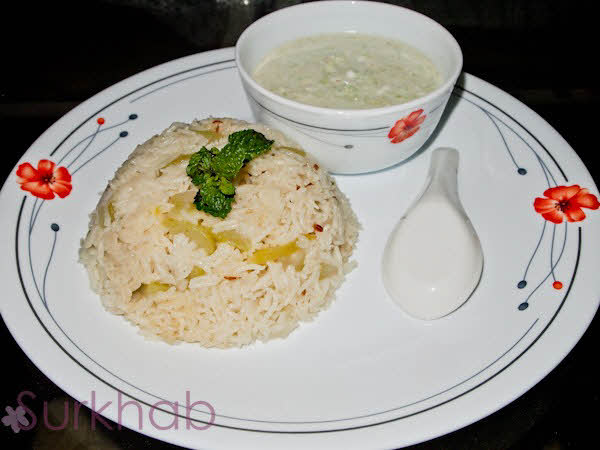 P5280752 Bottle Gourd Rice Recipe | Rice Pulaav | Lauki Ka Pulaav