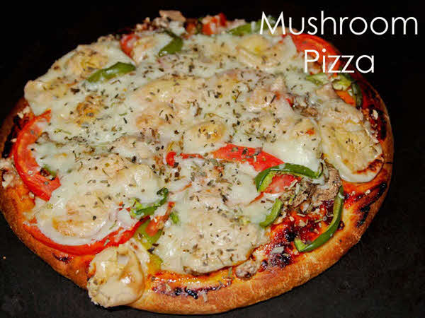 mushroom pizza Mushroom Pizza Recipe | Pizza Treat