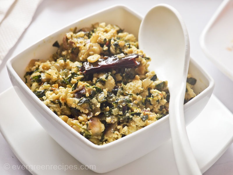 Paneer Methi Bhurji Recipe