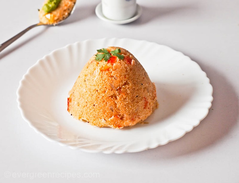 Tomato  Rava Upma Recipe 