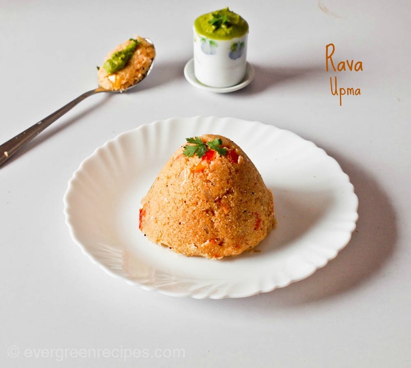 Tomato  Rava Upma Recipe 