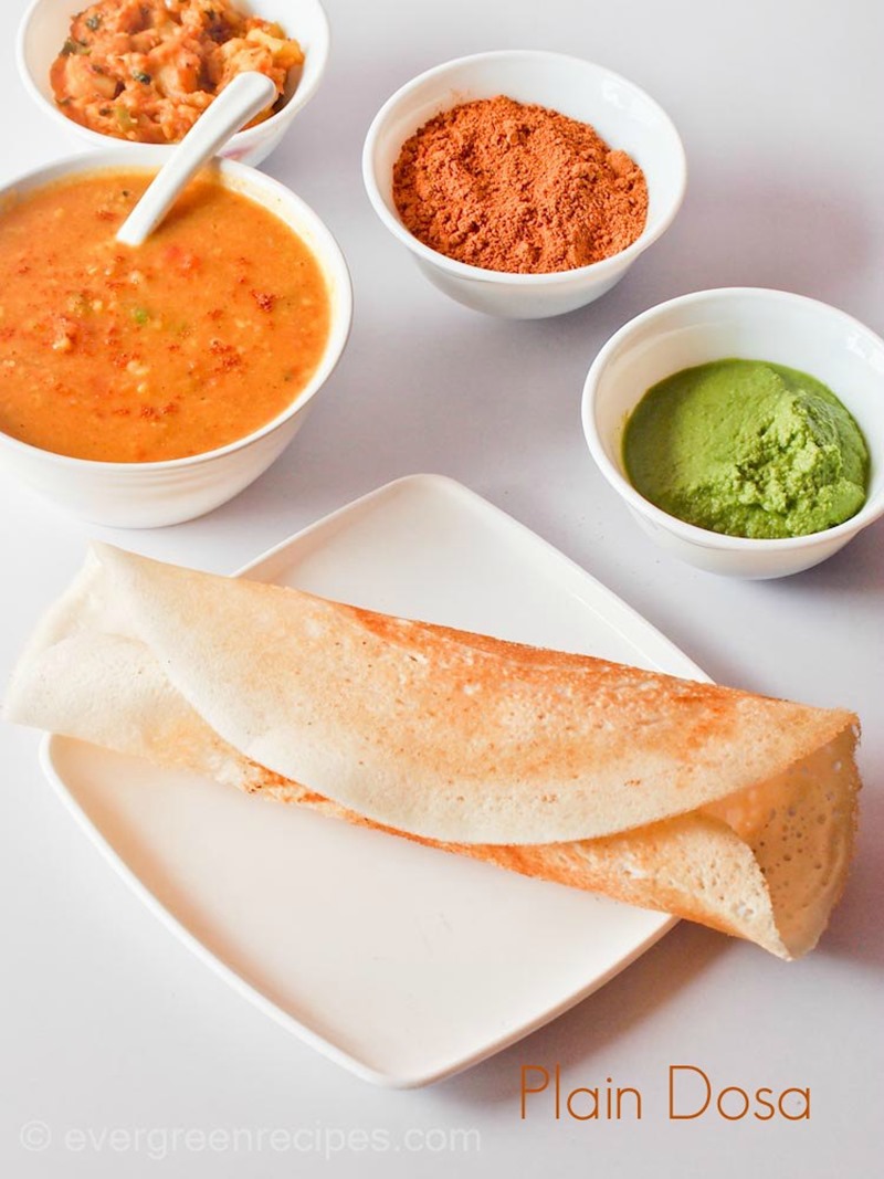 How to Make Plain Dosa at Home