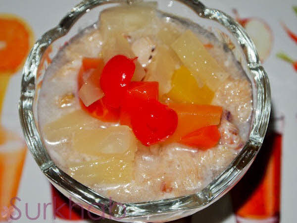 Royal Fruit Dessert Recipe | Royal Fruit Sewai